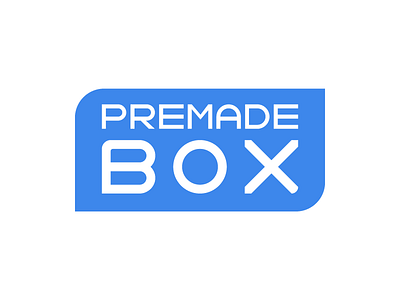 Premadebox - Logo 2d box clean flat logo logotype olwens premadebox