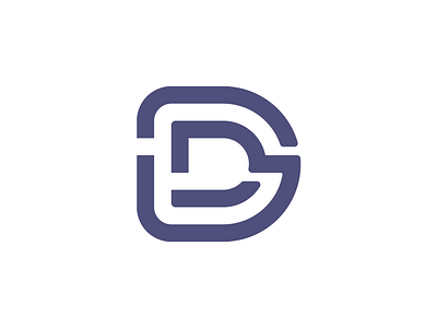 Dynamiks - Logo 2d clean d letter logotype olwens