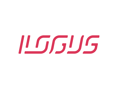 Ilogus - Typography 2d art artist brand branding clean creative design flat letter logo logotype olwens typography