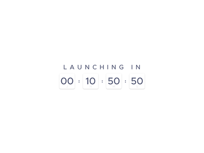 Daily UI - #13 - Simple Countdown // Last of CreativeWorld 2d art countdown daily design flat in launching purple simple ui white