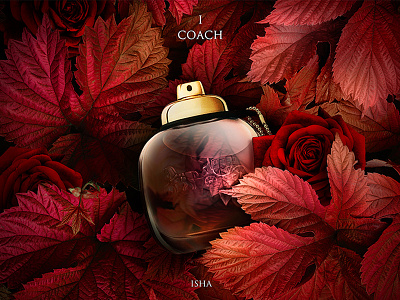 COACH THE FRAGRANCE brand coach perfume photomanipulation духи парфюм