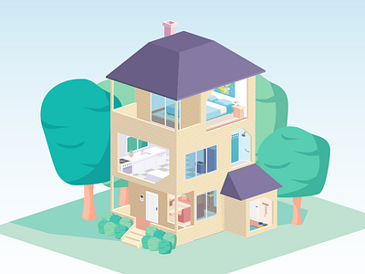 Isometric house