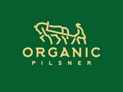 logo for beer beer ecology husbandman natural pilsner