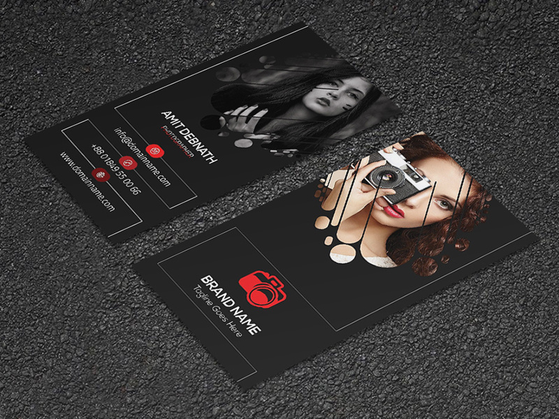 Photographer Identy Card photographer simple elegant creative card personal card photographer business card visiting card business card