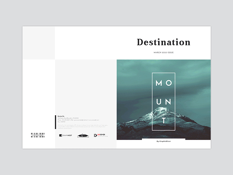 Destination Magazine Templates clean destination elegant indesign magazine minimal modern multiple multipurpose templates
