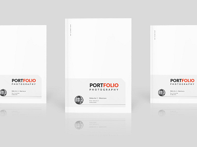 Photographer Portfolio Cover Design clean cover elegant layout minimal modern photographer portfolio simple template