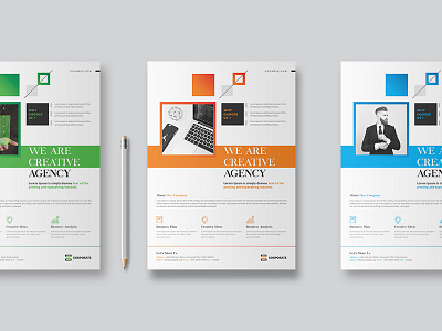 Indesign Corporate Flyer Layout agency business clean corporate flyer elegant flyer magazine ads minimal multipurpose templates