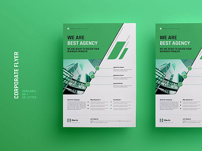 Corporate Flyer Layout agency business clean corporate flyer elegant flyer magazine ads minimal multipurpose templates