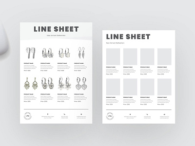 Line Sheet Template