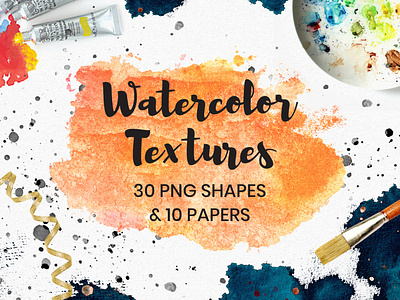 Watercolor Textures Clip Art art artwork background clean clip art colorful elegant handmade illustration layout papers png professional shapes simple textures transparent wallpaper watercolor watercolour