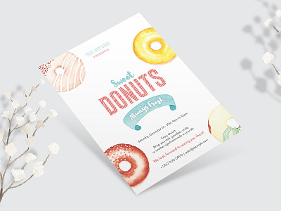 Donuts Flyer Template