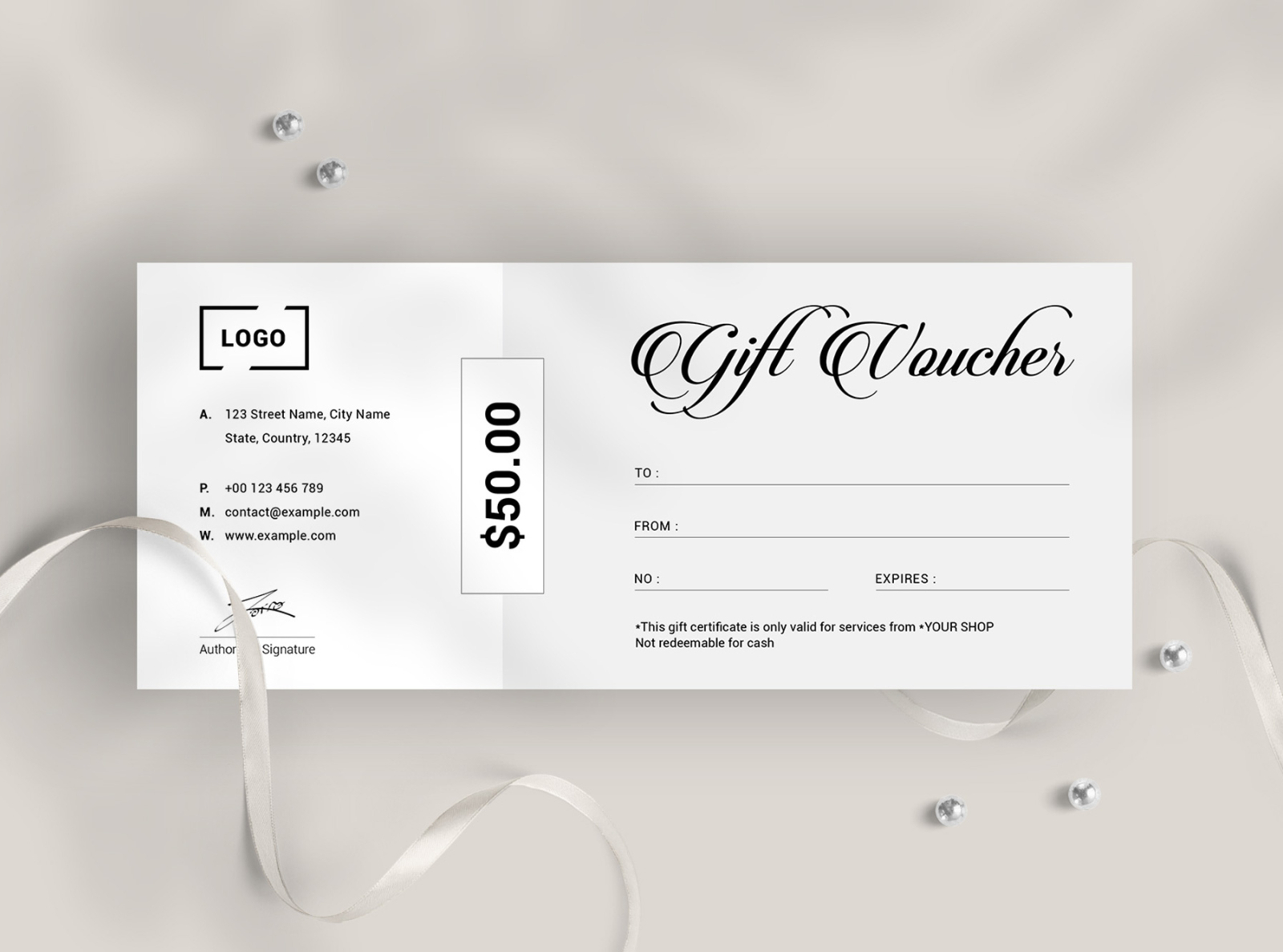 Gift Voucher Template by Amit Debnath on Dribbble