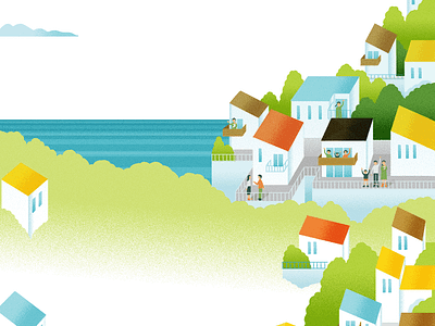 Housebuilder"Tect no ie"brand guide house illustration landscape