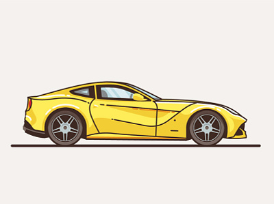 Yellow car car car yellow illustration vector yellow