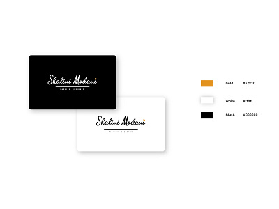 Shalini Modani - Logo Concept brandidentity design designer identity jewelry designer logo typography
