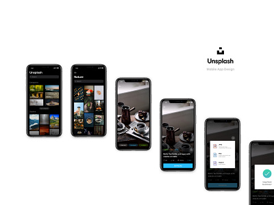 Unsplash Mobile App - Redesigned