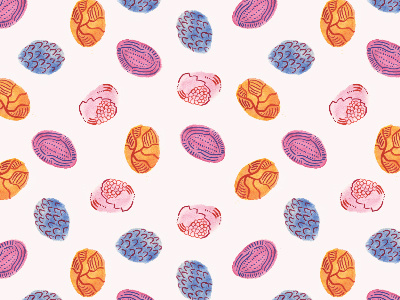 Watercolour Oddities Pattern