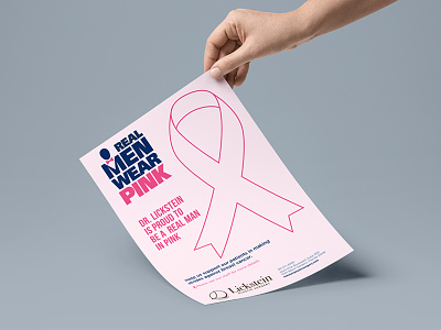 Real Men Wear Pink Flyer cancer flyer pink