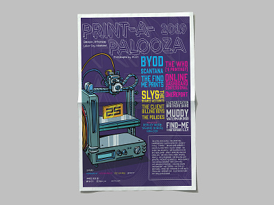 printapalooza design festival flyer layout poster poster design