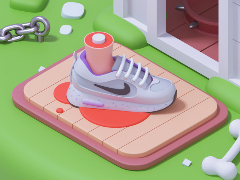 Dangerous Things: Story #2 stone rocketboy rboy nike dog c4d booth bone blood 3d