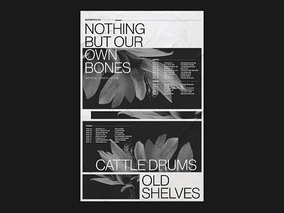 Cattle Drums & Old Shelves Tour Poster