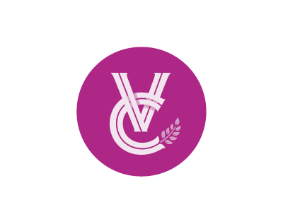 Violet Crown… branch c capitals crown intials leaves monogram nature v violet wip work in progress