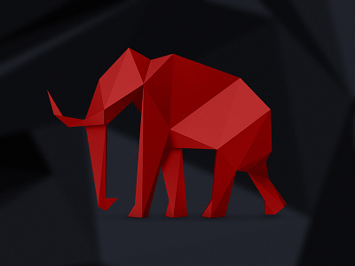 Mamute.cc 3d identity logo logotype mamute red