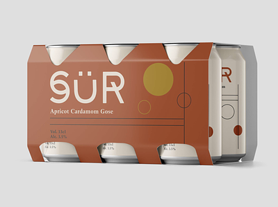 SÜR branding design packaging typography