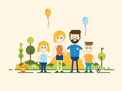 Telenor Characters - Family