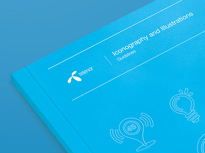 Telenor Guidelines - Iconography and illustrations blue guidelines icon iconography illustration telenor