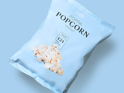 Poppa Chips & Popcorn chips food packaging photo popcorn salt snacks