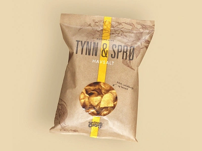 Tynn & Sprø - Potato Chips chips food packaging photo salt snacks