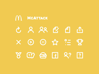 Icons - McDonalds McAttack Game