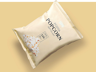 Poppa Chips & Popcorn chips food packaging photo popcorn salt snacks