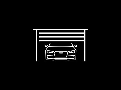 Audi Urban Future Initiative audi car garage icon illustration parking