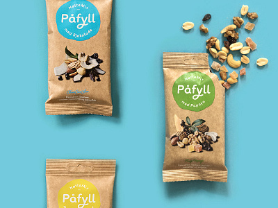 Påfyll Mixed Nuts almond cashew chocolate coconut food nuts packaging peanut snacks
