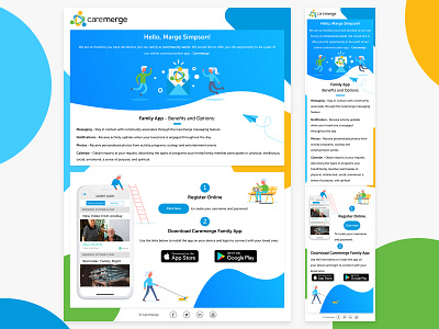 Registration Email caremerge design designs email email template engagement registration sketch ui ux