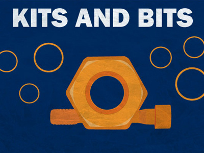 Kits And Bits Web Banner abp advertising illustrator web banner