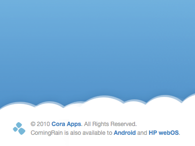 ComingRain Footer