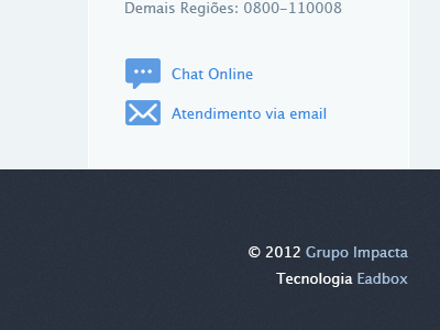 Impacta Online Footer