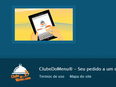 Clube do Menu Footer