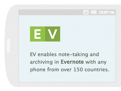 EV - Evernote SMS, 320x240