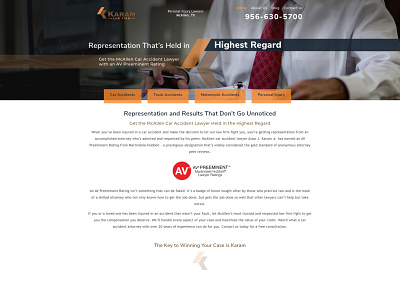 Texas Car Accident Lawyer Website design graphic design lawyer legal typography ui ux web design