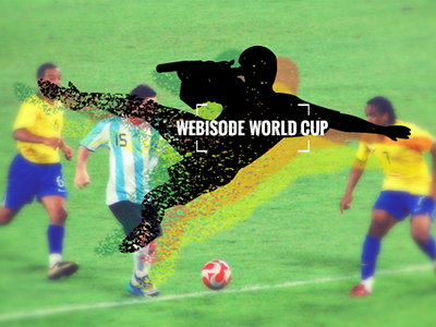 Webisode World Cup Alternate graphic design soccer sports title card typography