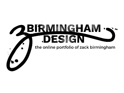 zBirmingham Design Logo branding graphic design grunge identity logo typography