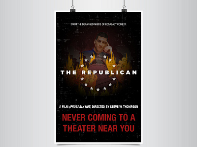 The Republican Movie Poster comedy movie poster print design