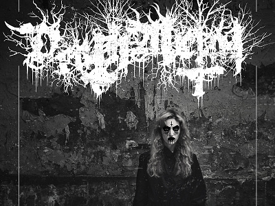 Deathmetal Poster V2 Dribbble logo design metal poster