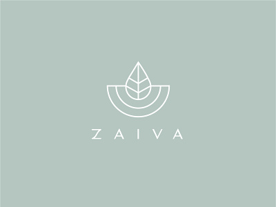 ZAIVA Cosmetic - Logo design beauty logo beautybrand bless creatics brand identity branding forest logo logo logo design logo designer logo type logos minimal logo nature logo
