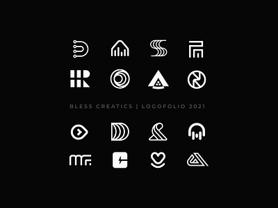 Logofolio 2021 brand identity branding graphic design icon logo logo design logo designer logo type logos mark