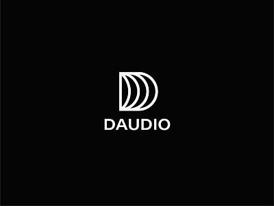 Daudio Logo audio brand identity branding graphic design logo logo design logo designer logo type logos mark music logo